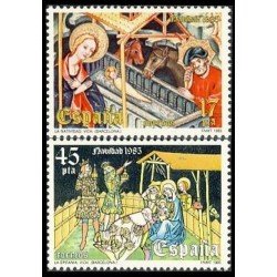 España Spain 2818/19 1985 Navidad MNH