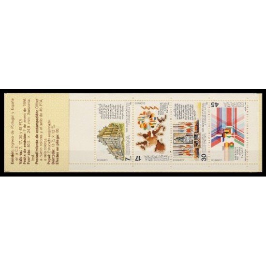 España Spain 2825C Año 1986 CEE carnet MNH