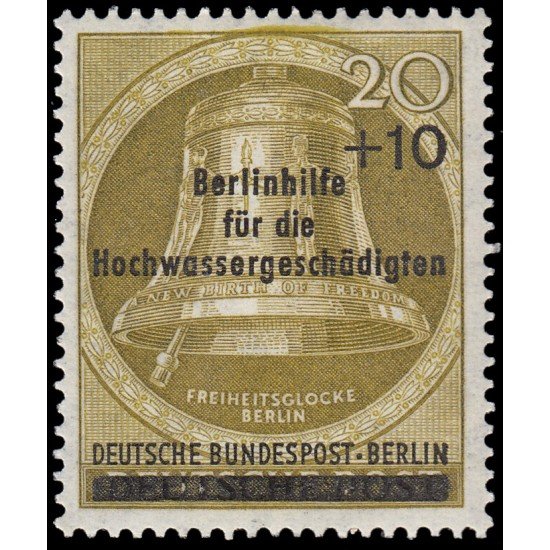 Alemania Berlín 136 1956 A favor víctimas inundaciones Campana Sobrecarga MH
