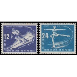 Alemania Oriental 3/4 1950 Primeros Campeonatos deportivos de invierno Shierke MH Alemania Oriental 3/4 1950 Primeros Campeonatos deportivos de invierno Shierke MH
