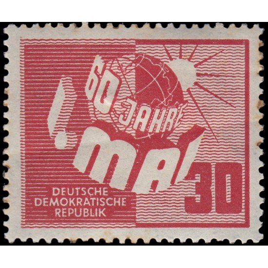 Alemania Oriental 5 1950 60 aniv. del 1º de Mayo MH Alemania Oriental 5 1950 60 aniv. del 1º de Mayo MH