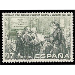 España Spain 2845 1986 I Centenario de la creación de las Cámaras de Comercio Industria y Navegación MNH