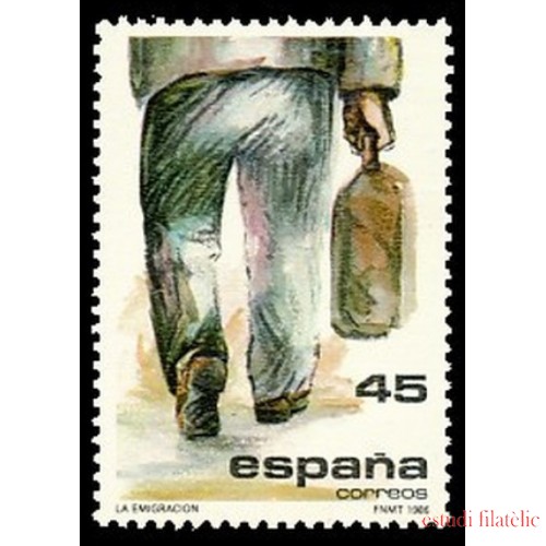 España Spain 2846 1986 La emigración MNH