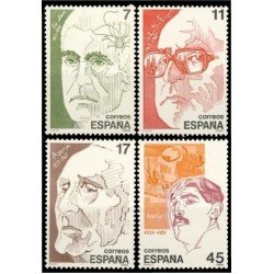España Spain 2853/56 1986 Personajes MNH