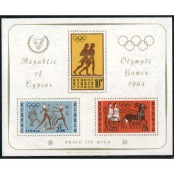 DEP!/S Chipre Cyprus HB 2 1964 JJOO de Tokyo Deportes Lujo DEP!/S Chipre Cyprus HB 2 1964 JJOO de Tokyo Deportes Lujo