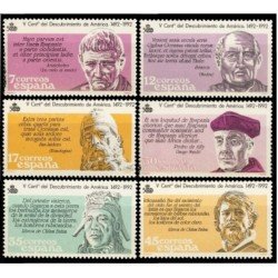 España Spain 2860/65 1986 V Centenario del Descubrimiento de América MNH