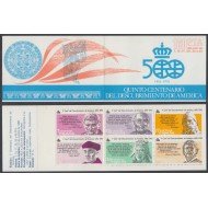 España Spain 2860C 1986 V Centenario del Descubrimiento de América carnet MNH