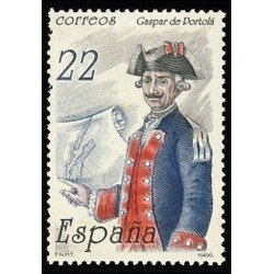 España Spain 2866 1986 II Centenario de la muerte de Gaspar Portolá MNH