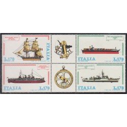 Italia Italy 1341/44 1978 Construcciones navales Barcos MNH Italia Italy 1341/44 1978 Construcciones navales Barcos MNH
