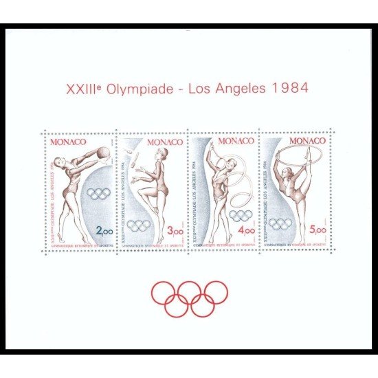 Monaco - 27-H - 1984 JJOO de Los Ángeles Gimnasia artística Lujo Monaco - 27-H - 1984 JJOO de Los Ángeles Gimnasia artística Lujo