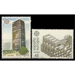 España Spain 2904/05 1987 Europa Artes Modernas Arquitectura MNH España Spain 2904/05 1987 Europa Artes Modernas Arquitectura MNH