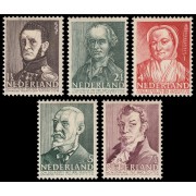 Holanda Netherlands  382/86  1941 Obras sociales Personajes MH