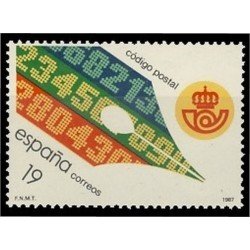 España Spain 2906 1987 I Aniversario de la implantación en toda España del Código Postal MNH España Spain 2906 1987 I Aniversario de la implantación en toda España del Código Postal MNH