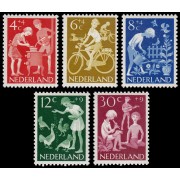 Holanda Netherlands  762/66  1962 Obras por la infancia Niños, juegos MNH