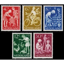 Holanda Netherlands  762/66  1962 Obras por la infancia Niños, juegos MNH