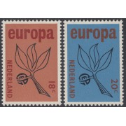 Holanda  Netherlands 822/23  1965 Europa Flora Rama Lujo