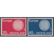 Holanda  Netherlands 914/15 1970 Europa MNH 