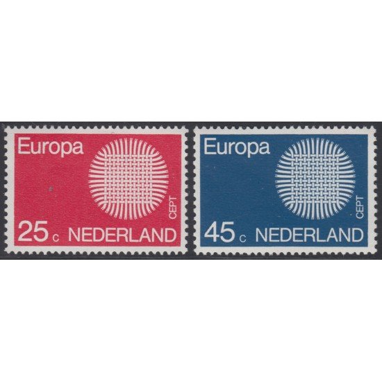 Holanda  Netherlands 914/15 1970 Europa MNH