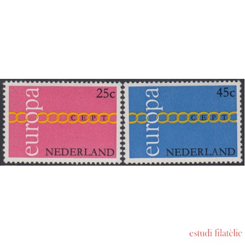 Holanda Netherlands 932/33 1971 Europa Lujo