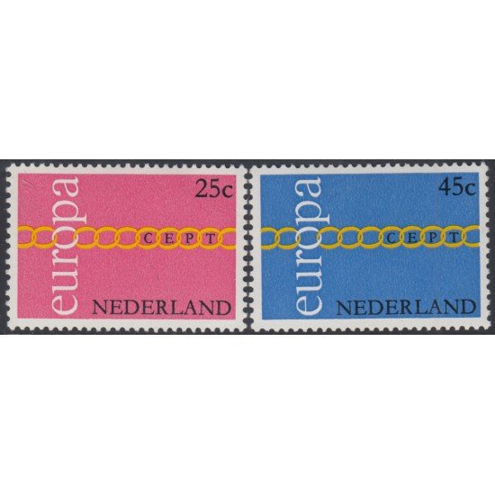 Holanda Netherlands 932/33 1971 Europa Lujo