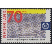 Holanda Netherlands 1215 1984 10ª Elecciones al Parlamento europeo Hemisciclo MNH