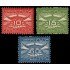 Holanda  Netherlands A 1/3 1921 Sellos con cifras y pájaro  MH
