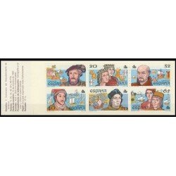 España Spain 2919C 1987 V Centenario del Descubrimiento de América Carné MNH España Spain 2919C 1987 V Centenario del Descubrimiento de América Carné MNH
