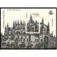 España Spain Prueba de lujo 102 2010  Catedral de Segovia