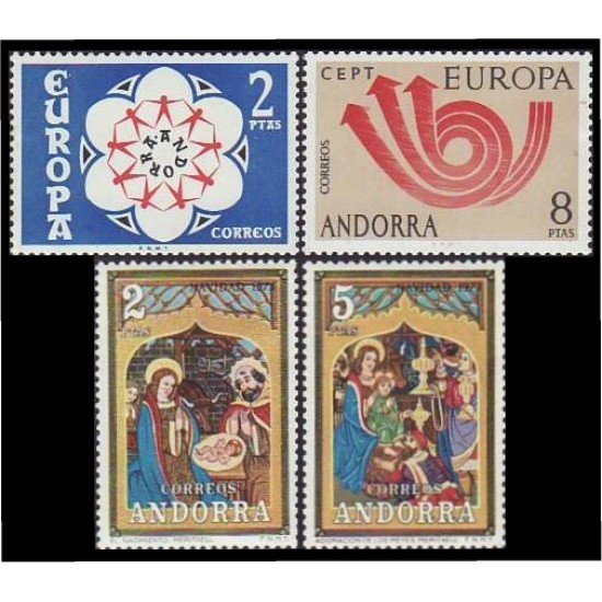 Andorra española Año  completo Year complete 1973