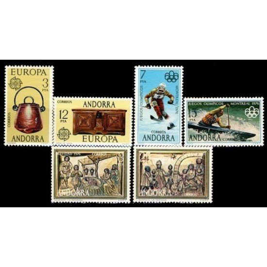 Andorra española Año completo Year complete 1976 Andorra española Año completo Year complete 1976