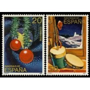 España Spain 2925/26 1987 Navidad MNH