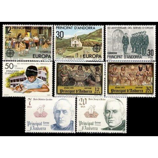 Andorra española Año completo Year complete 1981