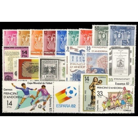 Andorra española Año completo Year complete 1982