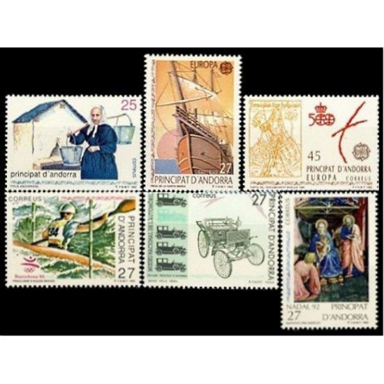 Andorra española Año completo Year complete 1992