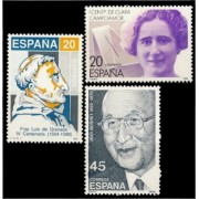 España Spain 2929/31 1988 Centenarios de Personalidades MNH