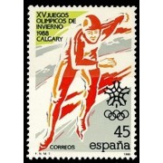 España Spain 2932 1988 Juegos Olímpicos de Invierno Calgary 88 MNH