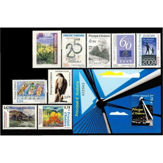 Andorra española Año completo Year complete 2009 Andorra española Año completo Year complete 2009
