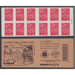 France Francia Carnets 3744b-C6 2007 Serie Marianne de Lamouche Carnet 12 sellos del nº 3744b Ave, barco... en reverso Lujo France Francia Carnets 3744b-C6 2007 Serie Marianne de Lamouche Carnet 12 sellos del nº 3744b Ave, barco... en reverso Lujo