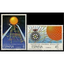 España Spain 2939/40 1988 Expo Universal 92 Sevilla MNH España Spain 2939/40 1988 Expo Universal 92 Sevilla MNH