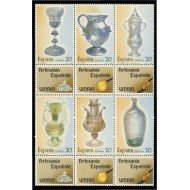 España Spain 2941/46 1988 Artesanía Española Vidrio MNH