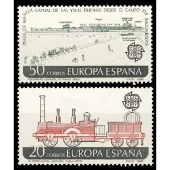 España Spain 2949/50 1988 Europa MNH España Spain 2949/50 1988 Europa MNH