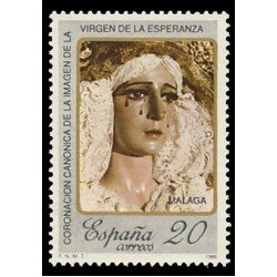 España Spain 2954 1988 Coronación Canónica de la Imagen de la Virgen de la Esperanza Málaga MNH España Spain 2954 1988 Coronación Canónica de la Imagen de la Virgen de la Esperanza Málaga MNH