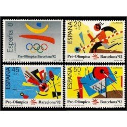 España Spain 2963/66 1988 Barcelona 92 I Serie Pre-Olímpica MNH España Spain 2963/66 1988 Barcelona 92 I Serie Pre-Olímpica MNH