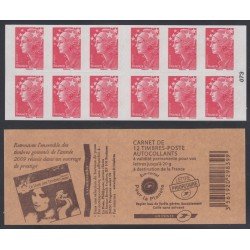 France Francia Carnets 4197-C12 2009 Serie Marianne de Beaujard Carnet 12 sellos de nº 4197 Libro de los sellos en reverso Autoadhesivo Lujo France Francia Carnets 4197-C12 2009 Serie Marianne de Beaujard Carnet 12 sellos de nº 4197 Libro de los sellos en reverso Autoadhesivo Lujo