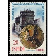 España Spain 2967 1988 DCCL Aniversario de la Reconquista del Reino de Valencia por Jaime I MNH