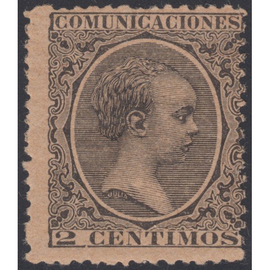 España Spain 214 1889 - 1901 Alfonso XIII Pelón  MH