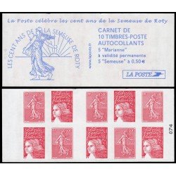 France Francia Carnets 1511-C 10 sellos 5 nº 3419a Marianne del 14 J +5 nº 3619 Sembradora de Roty Autoadhesivos France Francia Carnets 1511-C 10 sellos 5 nº 3419a Marianne del 14 J +5 nº 3619 Sembradora de Roty Autoadhesivos