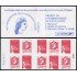 France Francia Carnets 1512-C  Carnet 10 sello 5 nº 3419 Marianne del 14J +5 nº 3716 Marianne de Alger Autoadhesivos