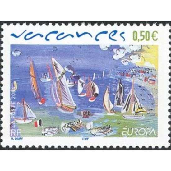 France Francia Autoadhesivos 42 3672 2004 Europa Las vacaciones Cuadro de R. Dufy Playa, barcos Lujo France Francia Autoadhesivos 42 3672 2004 Europa Las vacaciones Cuadro de R. Dufy Playa, barcos Lujo