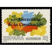 España Spain 2982 1988 X Aniversario de la Constitución española de 1978 MNH